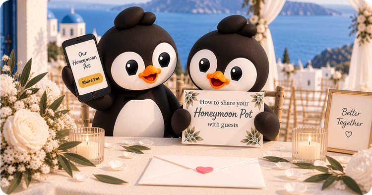 How to share your Honeymoon Pot with wedding guests